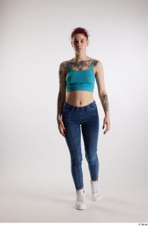 Rada  1 blue crop top blue jeans casual dressed…